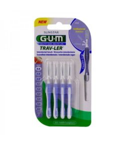 GUM Trav-Ler 4 Brossettes 0.6mm 1312