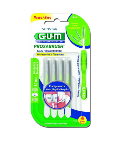 GUM Trav-Ler Brossettes Interdentaires 1414 1.1mm x4