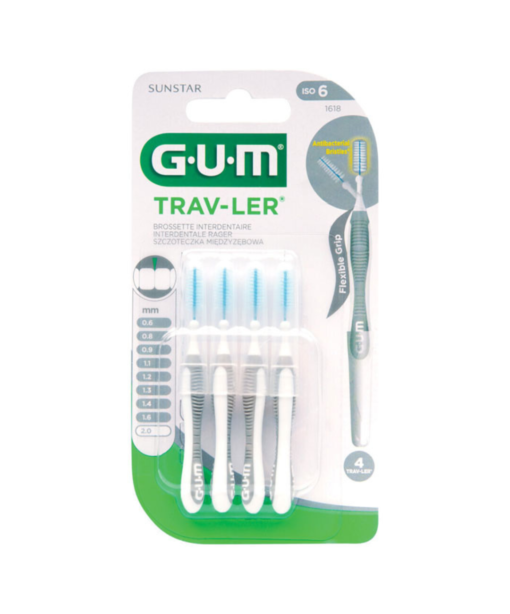 GUM Trav-Ler Brossettes Interdentaires 1618 2mm x4