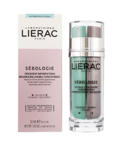 LIERAC SEBOLOGIE Double Concentre Resurfacant Imperfections Installées Jour et Nuit 2x15ML