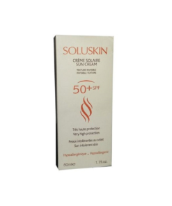 SOLUSKIN Creme Solaire Spf50+ Invisible 50ml