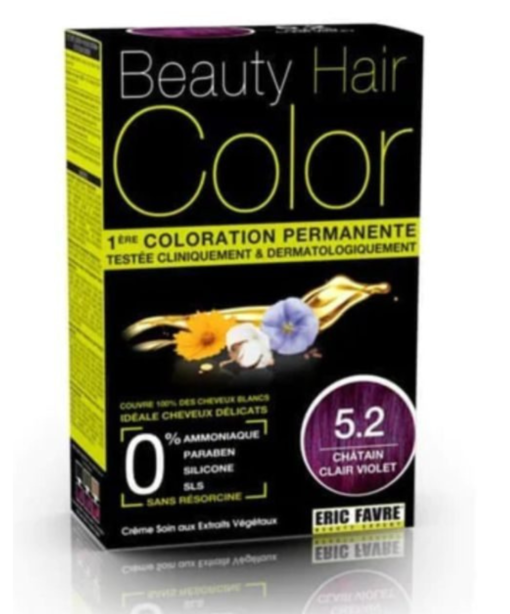 Eric Favre Beauty hair color 5.2 châtain clair violet
