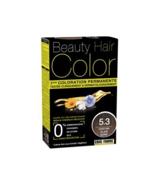 Eric Favre Beauty hair color 5.2 châtain clair dore