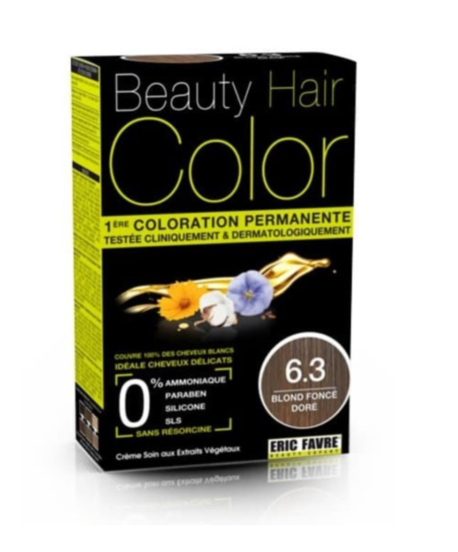 Eric Favre Beauty hair color 6.3 blond fonce dore