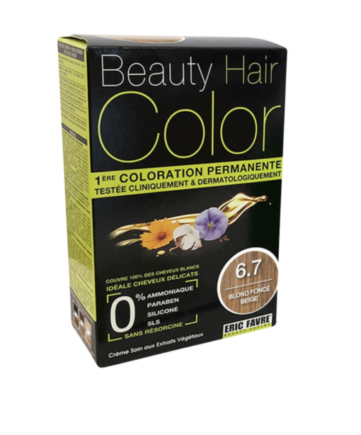 Eric Favre Beauty hair color 6.7 blond fonce beige