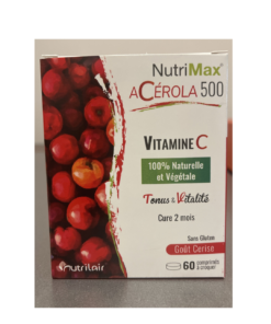 Nutrimax Acérola 500 vitamine C 60 comprimés