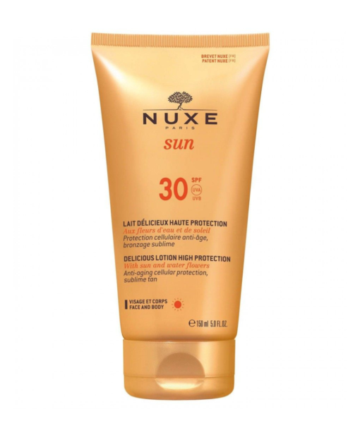 Nuxe Sun lait délicieux haute protection spf 30 150 ml