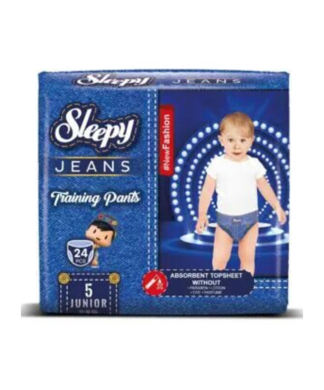 Sleepy Jeans Couche Culotte Taille 5 junior (11-18 KG) - Citymall