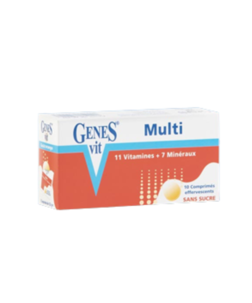 Genes Vit Multi 10 Comprimes Effervescents