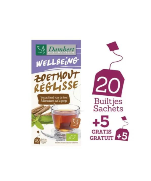 Damhert Tisane Reglisse 20+5 Sachets