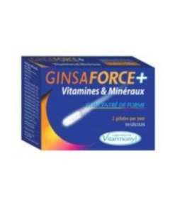 Ginsaforce+ Vitamine & Mineraux 30 Gelules
