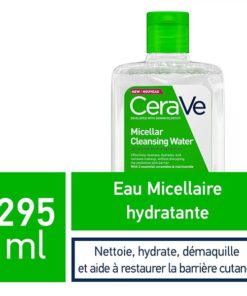 CeraVe Eau Micellaire Démaquillante Hydratante Peau Normale à Sèche 295ml