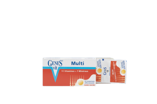 Genes Vit Multi 10 Comprimes Effervescents