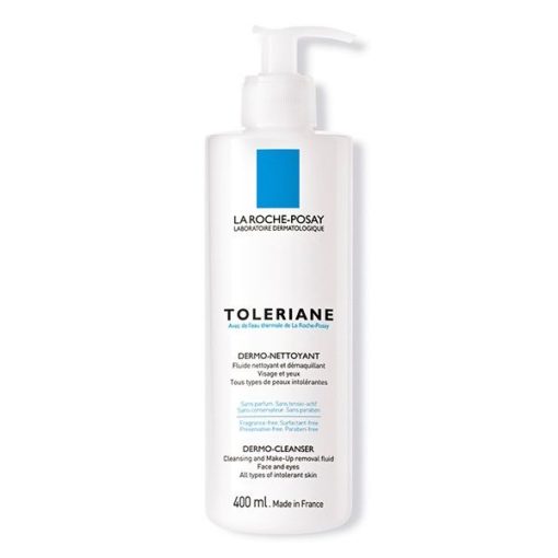 LA ROCHE POSAY Toleriane Dermo-Nettoyant Fluide Démaquillant Peau Intolérante 400ml