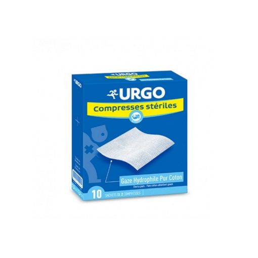 Urgo Compresses Stériles 20 x 20 Cm Boîte De 10