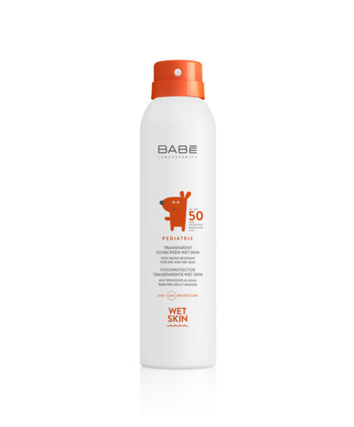 Babe Crème Spray Solaire Transparente Peau Mouilée SPF 50 200 ml