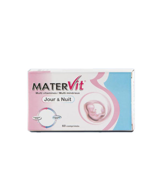 MATERVIT Multi Vitamines et Minéraux 60 Comprimés