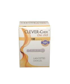 CLEVER-CHEK Blanc 100 Lancette