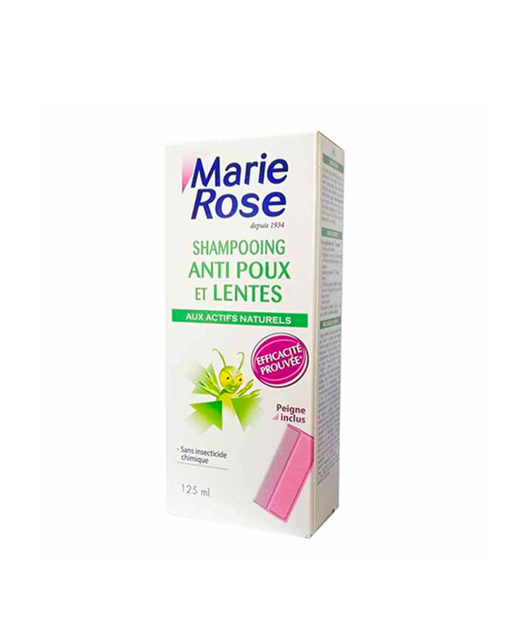 MARIE ROSE Shampooing Anti Poux et Lentes 125ML - Citymall