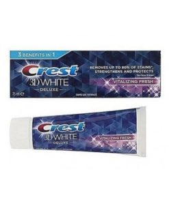 Crest 3d White deluxe dentifrice 3 en 1 75ml
