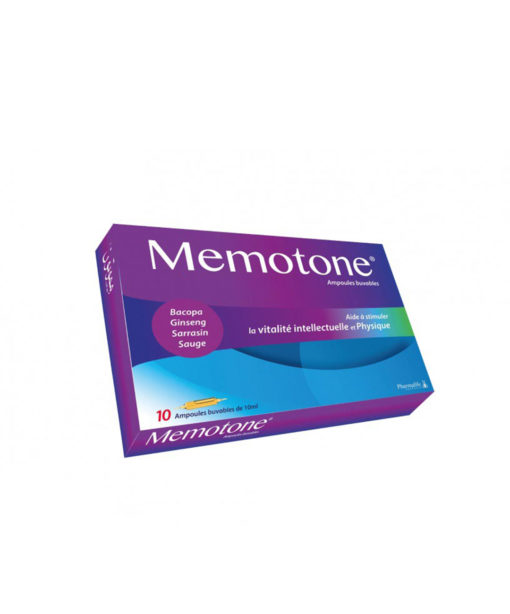 MEMOTONE Métabolisme Et Énergie 10 Ampoules