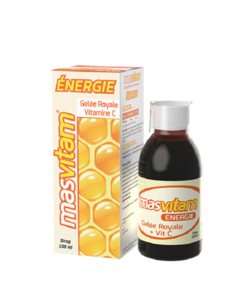 MASVITAM Energie Gelee Royale & Vitamine C Sirop 150ML