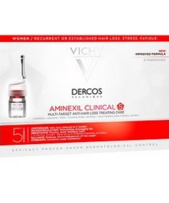 Vichy Dercos Aminexil CLINICAL 5 Ampoules Femme (21 amp)