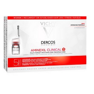 Vichy Dercos Aminexil CLINICAL 5 Ampoules Femme (21 amp)
