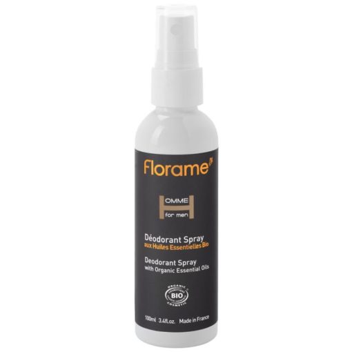 FLORAME Déodorant Spray Homme For Men Bio 100 ml