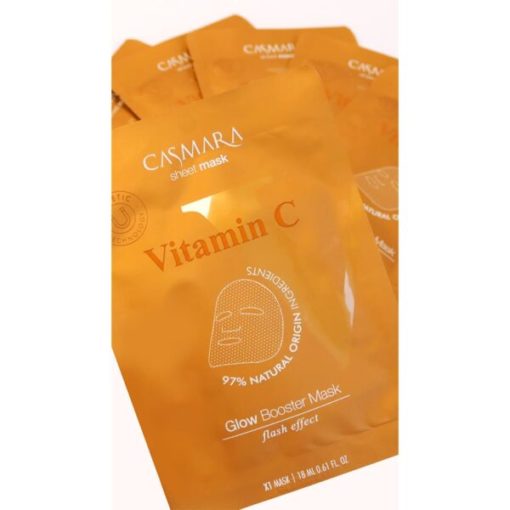 Casmara Masque En Feuille Glow Booster vitamine C 10 unités