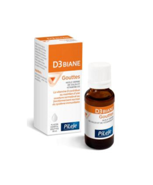 PILEJE D3 Biane Gouttes - Vitamine D 20 ml