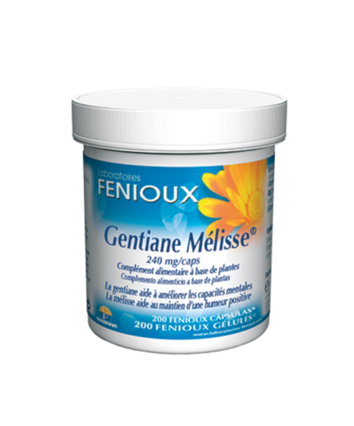 FENIOUX Gentiane-Mélisse Capacités Mentales 200 Gélules