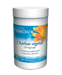FENIOUX Charbon végétal 200 Gélules