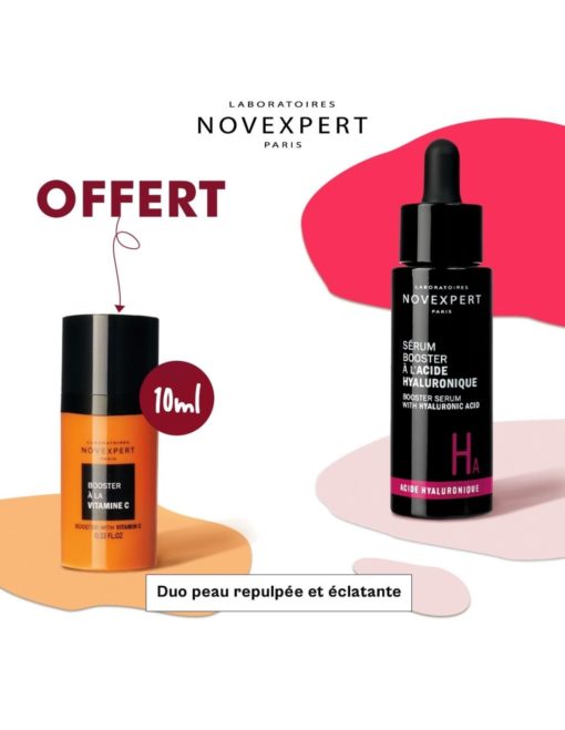 NOVEXPERT PACK PROMO BOOSTER ACIDE HYALURONIQUE+ MINI BOOSTER VITAMINE C