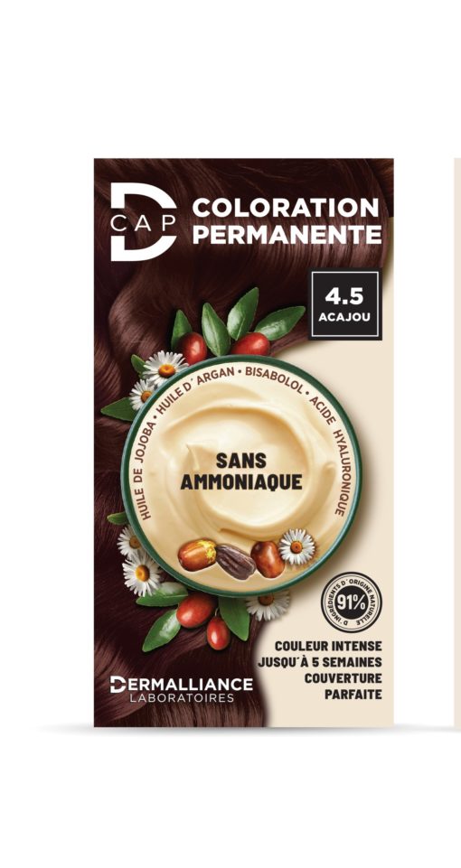 D-CAP COLORATION PERMANENTE ACAJOU N°4.5