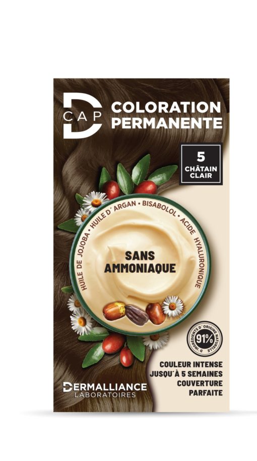 D-CAP COLORATION PERMANENTE CHATAIN CLAIR N°5