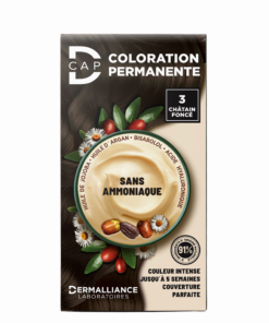 DCAP COLORATION PERMANENTE N°3 CHATAIN FONCE