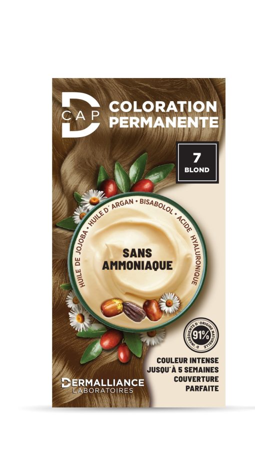 D-CAP COLORATION PERMANENTE N°7 BLOND