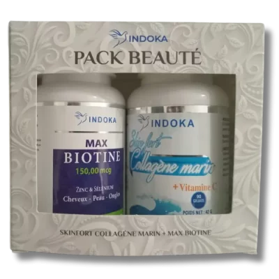 Indoka Pack Beauté Collagène Marin + Max Biotine