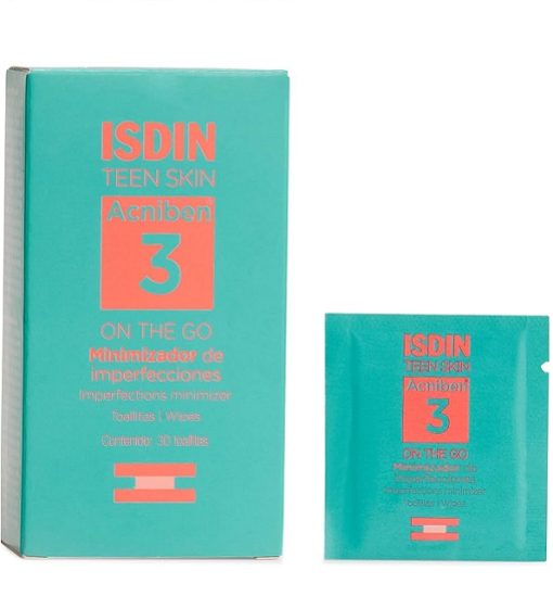 ISDIN Teen Skin Acniben 3 On The Go Minimiseur d’Imperfections 30 Unités