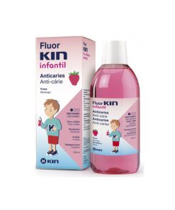 Kin Fluor Bain de bouche enfant Fraise 500ml