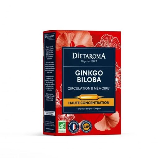 DIETAROMA C.I.P. GINKGO BILOBA – Trouvez chez CITYMALL, La référence N1 de la parapharmacie en ligne au Maroc.