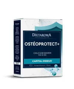 DIETAROMA OSTEOPROTECT calcium marin + K2&D3 boite 60 comprimés