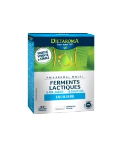 DIETAROMA PHILAROMAL multi équilibre probiotic boite 60 gélules