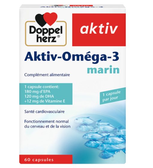 Doppel Herz Aktiv Omega-3 Marin 60 Capsules