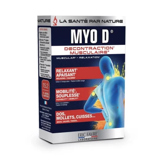 Eric Favre Myo D Décontraction Musculaire 30 Capsules