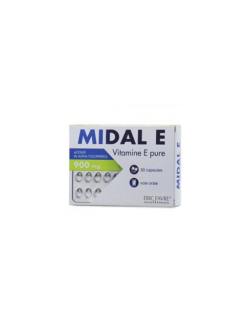 ERIC FAVRE MIDAL E VITAMINE E PURE CAPSULES B30