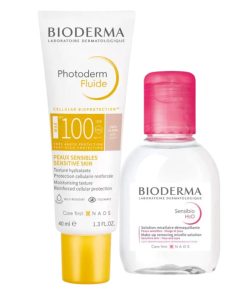 BIODERMA Photoderm Fluide Teinte Tres Claire Spf100 + Sensibio H2O 100ml OFFERT