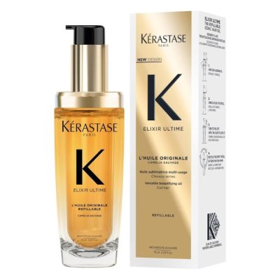 KERASTASE ELIXIR ULTIME HUILE SUBLIMATRICE MULTI USAGE CHEVEUX TERNES 75 ML - Trouvez chez citymall, La référence N1 de la parapharmacie en ligne au Maroc.